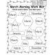Special Education Print and Go CALENDAR Monthly Worksheet Packet (MARCH)